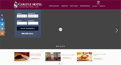 Desktop Screenshot of carlyle-hotel.com